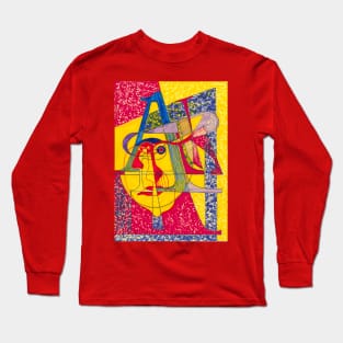 portrait of a calligrapher Long Sleeve T-Shirt